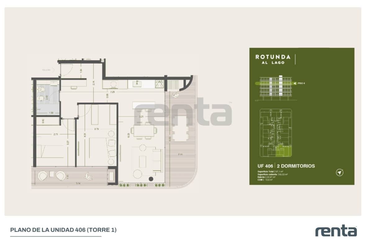 Rotunda al Lago - Planos
