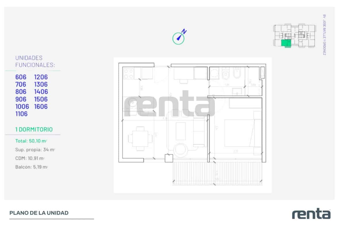 Unidad 1 - Torre 01 Vista